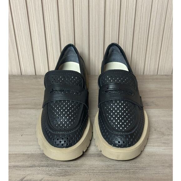 Dolce Vita Women’s Ersula Perforated Loafers Black Size 5 - Picture 3 of 11